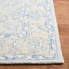 SAFAVIEH Micro-Loop Collection 6′ x 9′ BlueBeige MLP535M Handmade Premium Wool Living Room Dining Bedroom Area Rug(Blue/Beige)