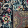 SAFAVIEH Monaco Collection Area Rug – 8′ x 10′, Blue & Fuchsia, Boho Chic Medallion Distressed Design, Non-Shedding & Easy Care, Ideal for High Traffic Areas in Living Room, Bedroom (MNC252J)(Blue/Fuchsia)