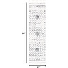 SAFAVIEH Moroccan Tassel Shag Collection Area Rug – 9′ x 12′, Ivory & Grey, Boho Design, Non-Shedding & Easy Care, 2-inch Thick Ideal for High Traffic Areas in Living Room, Bedroom (MTS614A)(Ivory/Grey)
