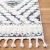 SAFAVIEH Moroccan Tassel Shag Collection Area Rug – 9′ x 12′, Ivory & Grey, Boho Design, Non-Shedding & Easy Care, 2-inch Thick Ideal for High Traffic Areas in Living Room, Bedroom (MTS614A)(Ivory/Grey)