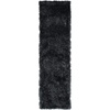 SAFAVIEH Paris Shag Collection Area Rug – 9′ x 12′, Dark Beige, Handmade Silken Glam, 2-inch Thick Ideal for High Traffic Areas in Living Room, Bedroom (SG512T)(Dark Grey)