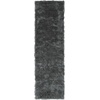 SAFAVIEH Paris Shag Collection Area Rug – 9′ x 12′, Dark Beige, Handmade Silken Glam, 2-inch Thick Ideal for High Traffic Areas in Living Room, Bedroom (SG512T)(Grey)