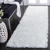 SAFAVIEH Paris Shag Collection Area Rug – 9′ x 12′, Dark Beige, Handmade Silken Glam, 2-inch Thick Ideal for High Traffic Areas in Living Room, Bedroom (SG512T)(Ivory)