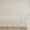 SAFAVIEH Santa Monica Shag Collection 8′ x 10′ Navy SGN725 Solid Non-Shedding Living Room Bedroom Dining Room Entryway Plush 2-inch Thick Area Rug(Beige)