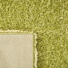 SAFAVIEH Santa Monica Shag Collection 8′ x 10′ Navy SGN725 Solid Non-Shedding Living Room Bedroom Dining Room Entryway Plush 2-inch Thick Area Rug(Green)