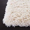 SAFAVIEH Santa Monica Shag Collection 8′ x 10′ Navy SGN725 Solid Non-Shedding Living Room Bedroom Dining Room Entryway Plush 2-inch Thick Area Rug(Ivory)