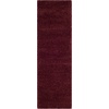 SAFAVIEH Santa Monica Shag Collection 8′ x 10′ Navy SGN725 Solid Non-Shedding Living Room Bedroom Dining Room Entryway Plush 2-inch Thick Area Rug(Maroon)
