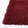 SAFAVIEH Santa Monica Shag Collection 8′ x 10′ Navy SGN725 Solid Non-Shedding Living Room Bedroom Dining Room Entryway Plush 2-inch Thick Area Rug(Maroon)