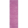 SAFAVIEH Santa Monica Shag Collection 8′ x 10′ Navy SGN725 Solid Non-Shedding Living Room Bedroom Dining Room Entryway Plush 2-inch Thick Area Rug(Pink)