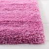 SAFAVIEH Santa Monica Shag Collection 8′ x 10′ Navy SGN725 Solid Non-Shedding Living Room Bedroom Dining Room Entryway Plush 2-inch Thick Area Rug(Pink)