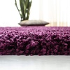 SAFAVIEH Santa Monica Shag Collection 8′ x 10′ Navy SGN725 Solid Non-Shedding Living Room Bedroom Dining Room Entryway Plush 2-inch Thick Area Rug(Purple)