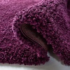 SAFAVIEH Santa Monica Shag Collection 8′ x 10′ Navy SGN725 Solid Non-Shedding Living Room Bedroom Dining Room Entryway Plush 2-inch Thick Area Rug(Purple)