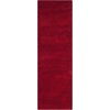 SAFAVIEH Santa Monica Shag Collection 8′ x 10′ Navy SGN725 Solid Non-Shedding Living Room Bedroom Dining Room Entryway Plush 2-inch Thick Area Rug(Red)