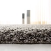 SAFAVIEH Santa Monica Shag Collection 8′ x 10′ Navy SGN725 Solid Non-Shedding Living Room Bedroom Dining Room Entryway Plush 2-inch Thick Area Rug(Silver)