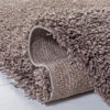 SAFAVIEH Santa Monica Shag Collection 8′ x 10′ Navy SGN725 Solid Non-Shedding Living Room Bedroom Dining Room Entryway Plush 2-inch Thick Area Rug(Taupe)