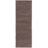 SAFAVIEH Santa Monica Shag Collection 8′ x 10′ Navy SGN725 Solid Non-Shedding Living Room Bedroom Dining Room Entryway Plush 2-inch Thick Area Rug(Taupe)