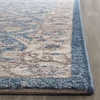 SAFAVIEH Sofia Collection Area Rug – 9′ x 12′, Blue & Beige, Vintage Oriental Distressed Design, Non-Shedding & Easy Care, Ideal for High Traffic Areas in Living Room, Bedroom (SOF378C)(Blue/Beige)