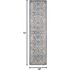 SAFAVIEH Sofia Collection Area Rug – 9′ x 12′, Blue & Beige, Vintage Oriental Distressed Design, Non-Shedding & Easy Care, Ideal for High Traffic Areas in Living Room, Bedroom (SOF378C)(Blue/Beige)