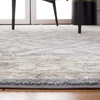 SAFAVIEH Sofia Collection Area Rug – 9′ x 12′, Blue & Beige, Vintage Oriental Distressed Design, Non-Shedding & Easy Care, Ideal for High Traffic Areas in Living Room, Bedroom (SOF378C)(Dark Grey/Beige)