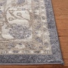 SAFAVIEH Sofia Collection Area Rug – 9′ x 12′, Blue & Beige, Vintage Oriental Distressed Design, Non-Shedding & Easy Care, Ideal for High Traffic Areas in Living Room, Bedroom (SOF378C)(Dark Grey/Beige)