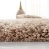 SAFAVIEH Supreme Shag Collection 8′ x 10′ Light Blue SGS621D Handmade Solid 1.5-inch Thick Area Rug(Beige)