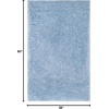 SAFAVIEH Supreme Shag Collection 8′ x 10′ Light Blue SGS621D Handmade Solid 1.5-inch Thick Area Rug(Light Blue)