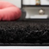 SAFAVIEH Tahoe Shag Collection Area Rug – 9′ x 12′, Beige, Solid Design, Non-Shedding & Easy Care, 1.2-inch Thick Ideal for High Traffic Areas in Living Room, Bedroom (THO670B)(Black)