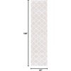 SAFAVIEH Tahoe Shag Collection Area Rug – 9′ x 12′, Black & White, Trellis Design, Non-Shedding & Easy Care, 1.2-inch Thick Ideal for High Traffic Areas in Living Room, Bedroom (THO675Z)(Silver/White)