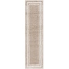 Safavieh Area Rug 8×10 – Border & Stripe Shag Collection – Large – Ivory & Grey, Non-Shedding & Easy Cleaning, Ultra Plush Thick Pile, Ideal for Living Room, Bedroom, Dining Space (BSP251F)(Beige/Ivory)