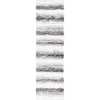 SAFAVIEH Area Rug 8×10 – Berber Shag Collection – Large – Light Grey & Grey, Modern Stripe Design, Non-Shedding & Easy Cleaning, Plush Thick Pile, Ideal for Living Room, Bedroom, Dining (BER561F)(Light Grey/Grey)