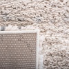 SAFAVIEH Area Rug 8×10 – Fontana Shag Collection – Large – Grey & Ivory, Modern Design, Non-Shedding & Easy Cleaning, Ultra Plush Thick Pile, Ideal for Living Room, Bedroom, Dining Space (FNT898F)(Grey/Ivory)