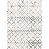 SAFAVIEH Area Rug 8×10 – Fontana Shag Collection – Large – Ivory & Grey, Moroccan Pattern, Non-Shedding & Easy Cleaning, Ultra Plush Thick Pile, Ideal for Living Room, Bedroom, Dining Space (FNT845A)(Ivory/Grey)
