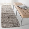 SAFAVIEH Area Rug 8×10 – Hudson Shag Collection – Large – Grey & Ivory, Modern Design, Non-Shedding & Easy Cleaning, Ultra Plush Thick Pile, Ideal for Living Room, Bedroom, Dining Space (SGH297F)(Grey/Ivory)
