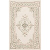 SAFAVIEH Area Rug 8×10 – Micro-Loop Collection – Large – Ivory & Fuchsia, Handmade Wool, Ideal for Living Room, Bedroom, Office, Dining Space (MLP902R)(Ivory/Fuchsia)