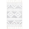 SAFAVIEH Area Rug 8×10 – Moroccan Tassel Shag Collection – Large – Ivory & Beige, Boho Design, Non-Shedding & Easy Cleaning, Plush Pile, Ideal for Living Room, Bedroom, Dining Space (MTS640A)(Ivory/Beige)