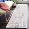 SAFAVIEH Berber Shag Collection Area Rug – 9′ x 12′, Blue Rust & Ivory, Modern Abstract Design, Non-Shedding & Easy Care, 1.25-inch Thick Ideal for High Traffic Areas in Living Room, Bedroom (BER569A)(Blue Rust/Ivory)