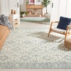 SAFAVIEH Dip Dye Collection Area Rug – 9′ x 12′, Blue & Ivory, Handmade Wool, Ideal for High Traffic Areas in Living Room, Bedroom (DDY901M)