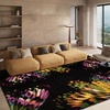 SAFAVIEH Fiesta Shag Collection Area Rug – 9′ x 12′, Black & Yellow, Modern Design, Non-Shedding & Easy Care, 0.5-inch Thick Ideal for High Traffic Areas in Living Room, Bedroom (FSG368D)(Black/Yellow)
