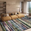 SAFAVIEH Fiesta Shag Collection Area Rug – 9′ x 12′, Multi, Modern Abstract Design, Non-Shedding & Easy Care, 0.5-inch Thick Ideal for High Traffic Areas in Living Room, Bedroom (FSG367M)(Multi Color)