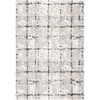 SAFAVIEH Fontana Shag Collection Area Rug – 9′ x 12′, Grey & Ivory, Modern Grid Design, Non-Shedding & Easy Care, 2-inch Thick Ideal for High Traffic Areas in Living Room, Bedroom (FNT868F)(Grey/Ivory)