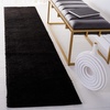 SAFAVIEH Tahoe Shag Collection Area Rug – 9′ x 12′, Beige, Solid Design, Non-Shedding & Easy Care, 1.2-inch Thick Ideal for High Traffic Areas in Living Room, Bedroom (THO670B)(Black)