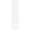 SAFAVIEH Tahoe Shag Collection Area Rug – 9′ x 12′, Black & White, Trellis Design, Non-Shedding & Easy Care, 1.2-inch Thick Ideal for High Traffic Areas in Living Room, Bedroom (THO675Z)(White/Silver)