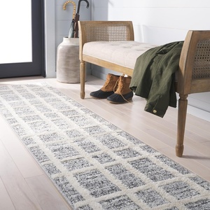 Martha Stewart x SAFAVIEH Area Rug Collection – 8′ x 10′, Dark Grey & Ivory, Non-Shedding & Easy Cleaning, Ideal for Living Room, Bedroom, Office, Dining Space (MSR0755F)(Dark Grey/Ivory)