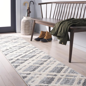 Martha Stewart x SAFAVIEH Area Rug Collection – 8′ x 10′, Ivory Grey & Dark Grey, Non-Shedding & Easy Cleaning, Ideal for Living Room, Bedroom, Office, Dining Space (MSR0753A)(Ivory Grey/Dark Grey)