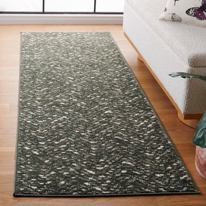 SAFAVIEH Area Rug 8×10 – Adirondack Collection – Large – Ivory & Charcoal, Chevron Pattern, Non-Shedding & Easy Cleaning, Ideal for Living Room, Bedroom, Office, Dining Space (ADR104N)(Dark Green/Ivory)