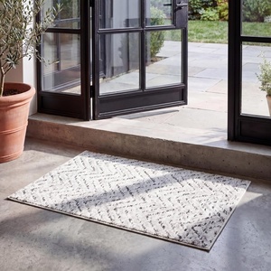 SAFAVIEH Area Rug 8×10 – Adirondack Collection – Large – Ivory & Charcoal, Chevron Pattern, Non-Shedding & Easy Cleaning, Ideal for Living Room, Bedroom, Office, Dining Space (ADR104N)(Ivory/Charcoal)