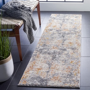 SAFAVIEH Area Rug 8×10 – Aston Collection – Large – Navy & Grey, Modern Abstract Design, Non-Shedding & Easy Cleaning, Ideal for Living Room, Bedroom, Office, Dining Space (ASN710N)(Grey/Gold)