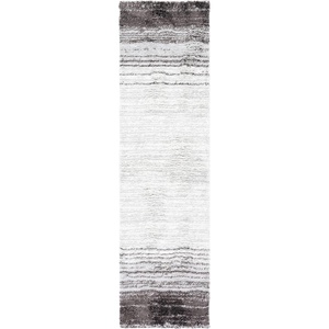 SAFAVIEH Area Rug 8×10 – Berber Shag Collection – Large – Blue Rust & Ivory, Modern Design, Non-Shedding & Easy Cleaning, Plush Thick Pile, Ideal for Living Room, Bedroom, Dining Space (BER571A)(Grey/Dark Grey)