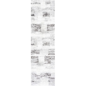 SAFAVIEH Area Rug 8×10 – Berber Shag Collection – Large – Grey & Light Grey, Modern Design, Non-Shedding & Easy Cleaning, Plush Thick Pile, Ideal for Living Room, Bedroom, Dining Space (BER541F)(Grey/Light Grey)
