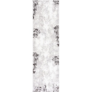 SAFAVIEH Area Rug 8×10 – Berber Shag Collection – Large – Light Grey & Dark Grey, Modern Design, Non-Shedding & Easy Cleaning, Plush Thick Pile, Ideal for Living Room, Bedroom, Dining Space (BER555F)(Light Grey/Dark Grey)